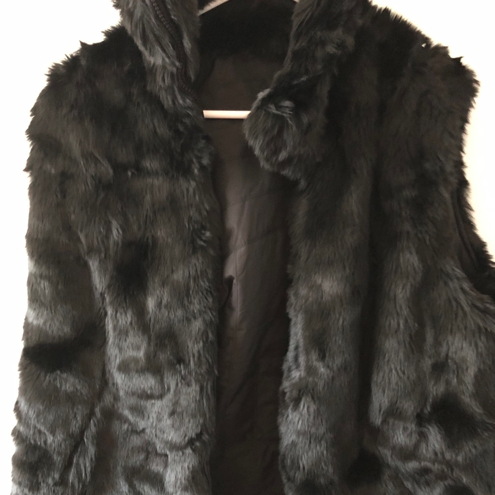 Faux Fur Reversible Vest